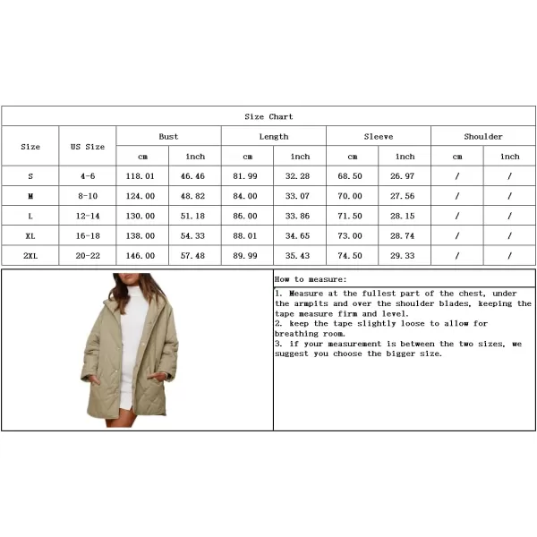 chouyatou Womens Winter Hooded Lightweight Puffer Jacket Oversized Quilted Jacket Casual Down CoatKhaki