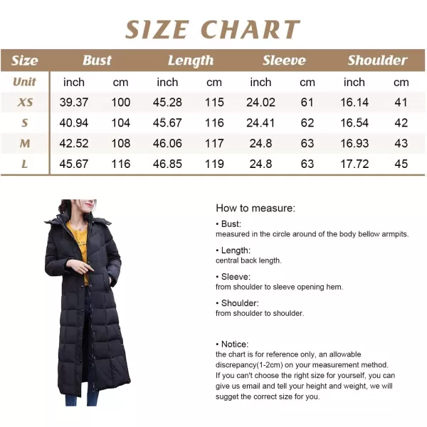 chouyatou Womens Winter Over Knee Removable Hooded Maxi Long Puffer Down CoatGrey