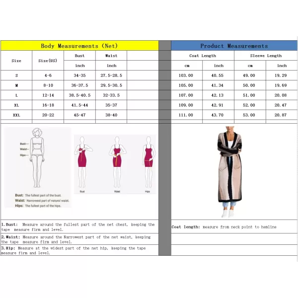 chouyatou Womens Fall Open Front Color Block Long Cardigan Sweater Coat Casual Vertical Striped CoatiganBlue