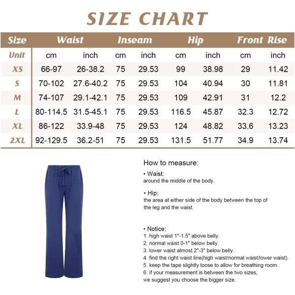 chouyatou Womens Summer Loose Drawstring Waist Beach Linen Wide Leg Pants PalazzoBlack