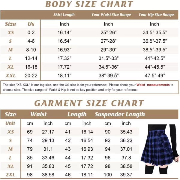 imagechouyatou Womens Cool Sweet ALine Decorative Strap Plaid Pleated Mini SkirtPurple