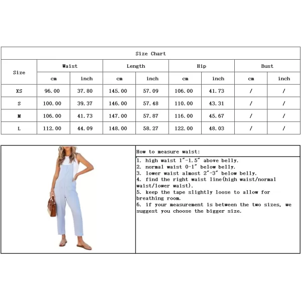 imagechouyatou Womens Summer Spaghetti Strap Demin Jumpsuits Casual Washed Pocketed Jean OverallsLight Blue