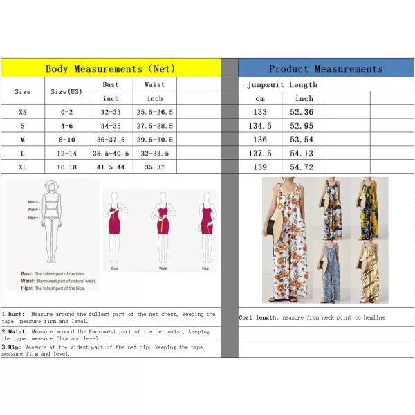 imagechouyatou Womens Tie Knot Strap Floral Print Wide Leg Baggy Jumpsuit Romper Overall Pants with PocketsWhite