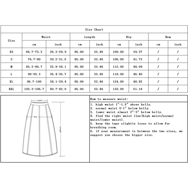 imagechouyatou Womens BiDirectional Zip Up 1 Piece A Line Long Insulated SkirtBlack