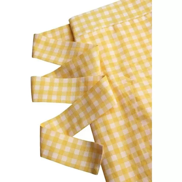 imagechouyatou Womens Casual Plaid Mermaid Maxi Skirt A Line Irregular Ruffle Hem Fishtail Long SkirtPlaid Yellow