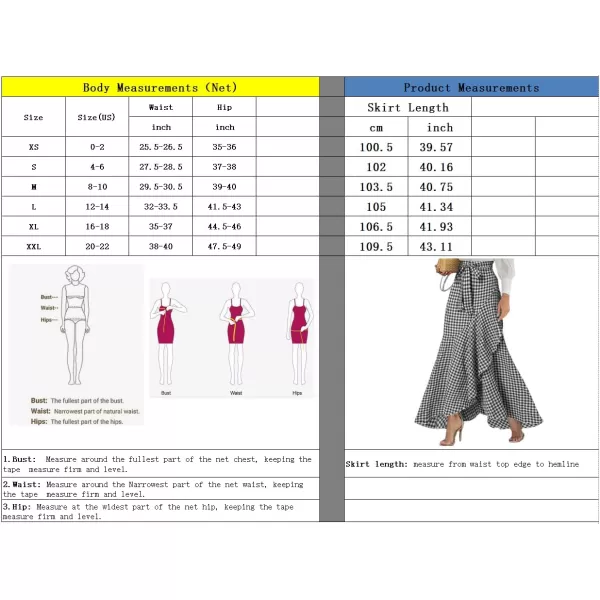 imagechouyatou Womens Casual Plaid Mermaid Maxi Skirt A Line Irregular Ruffle Hem Fishtail Long SkirtSolid Green