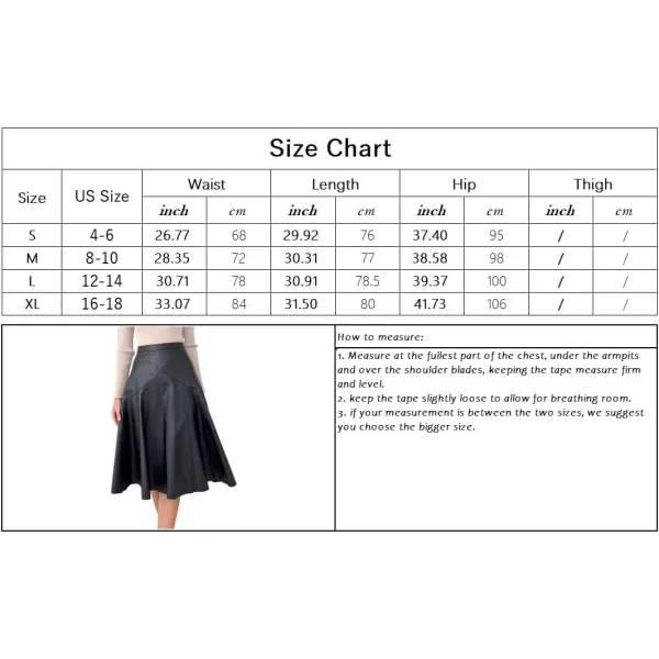 imagechouyatou Womens Elegant High Waist ALine Pu Faux Leather Pleated Midi Long SkirtKhaki Brown
