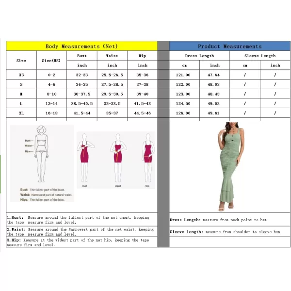 imagechouyatou Womens Strenchy Ruched Bodycon Cocktail Party Dress Maxi Mermaid Corset Dress Evening GownSage Green
