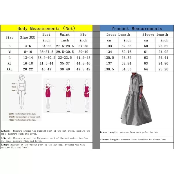imagechouyatou Womens Retro Plaid Button Down Maxi Shirt Dress Long Sleeve Button Up Gingham Swing Long DressPink