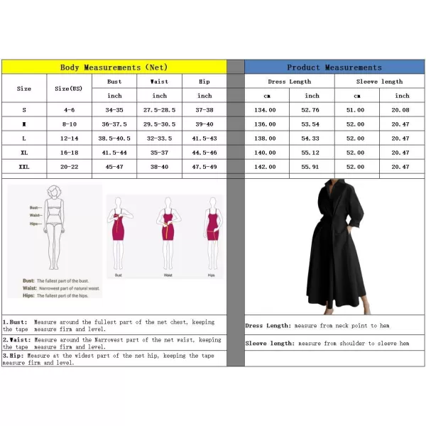 imagechouyatou Womens Spring Elegant Tunic Dress Long Sleeve Button Down Loose Maxi Dress SundressGreen