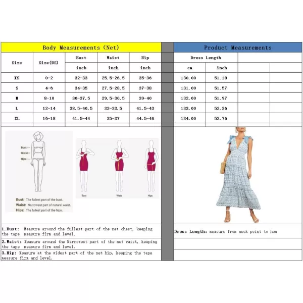 imagechouyatou Womens Summer Boho Floral Print Dress Tie Knot Strap VNeck Swing Maxi Beach DressBlue
