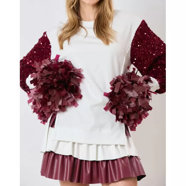 imagechouyatou Womens Color Block Pu Faux Leather Pleated Mini Skirt Sexy High Elastic Waist ALine Tiered SkirtBrown and White