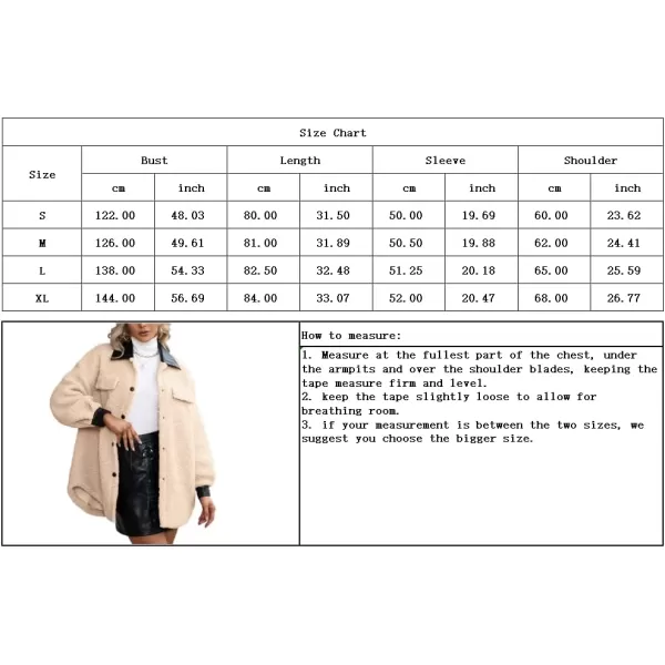 imagechouyatou Womens Warm Fuzzy Faux Leather Spliced Button Up Shirt Jacket Shacket CoatCoffee