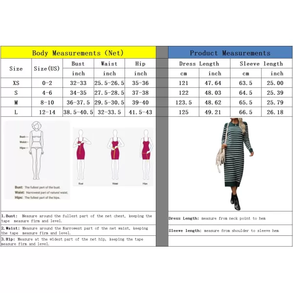 imagechouyatou Long Sleeve Striped Sweater Dresses for Women 2024 Casual Color Block Pullover Midi Long Knit DressApricot