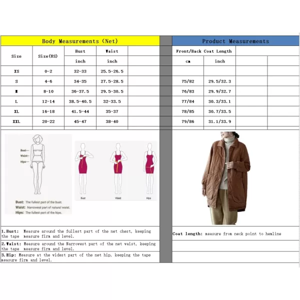 imagechouyatou Womens Midi Long Quilted Jacket Shacket Casual Oversized Puffer Jacket Winter CoatKhaki