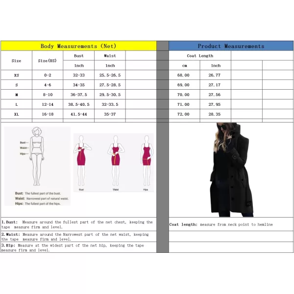 imagechouyatou Womens Single Breasted Stand Collar Wool Coat Business Casual Midi Long Winter Pea CoatRed