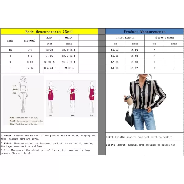 imagechouyatou Womens Button Down Floral Stripe Shirt Long Sleeve Lapel V Neck Loose Casual Work Blouse TopStripe Black