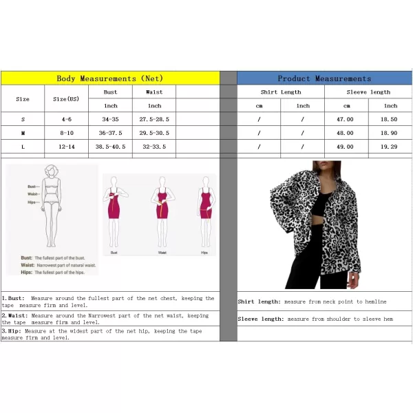 imagechouyatou Womens Leopard Floral Button Down Shirt Long Sleeve Lapel V Neck Loose Casual Work Blouse TopBlack White