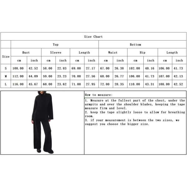 imagechouyatou Womens Casual 2 Piece Outfits Knitted Mock Neck Irregular Sweater Wide Leg Pants SetLight Brown