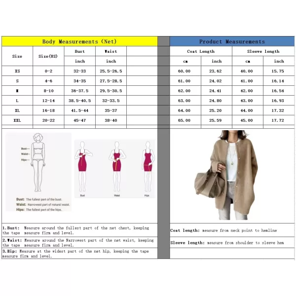 imagechouyatou Womens Fall Winter Button Down Long Knit Cardigan Sweater Coat Business Casual Loose CoatiganBeige