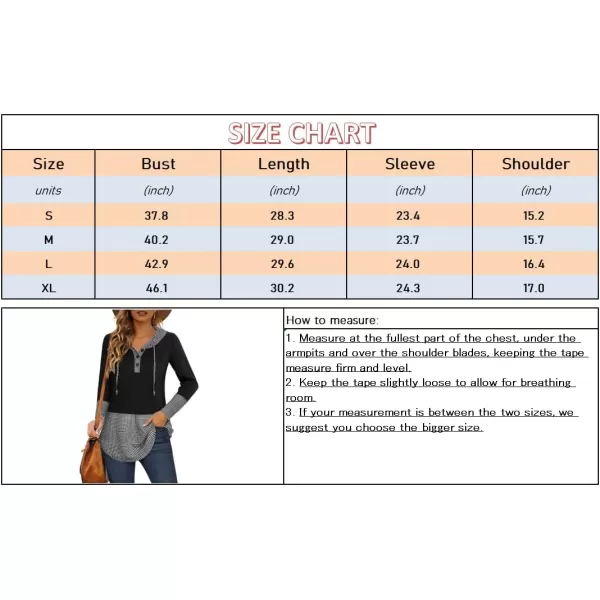imagechouyatou Womens Retro Plaid Print Drawstring Hood Pullover Sweatshirt Hoodie TopsCoffee Brown
