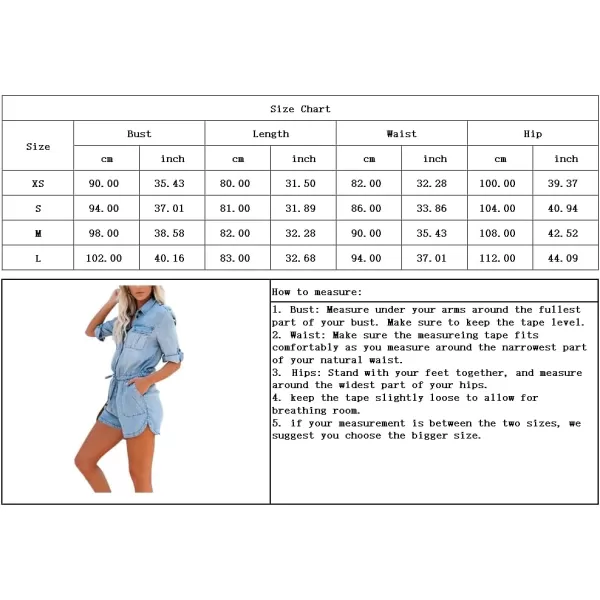 imagechouyatou Womens Summer RollUp Sleeve Drawstring Waist Utility Denim Romper Shorts JumpsuitDark Grey