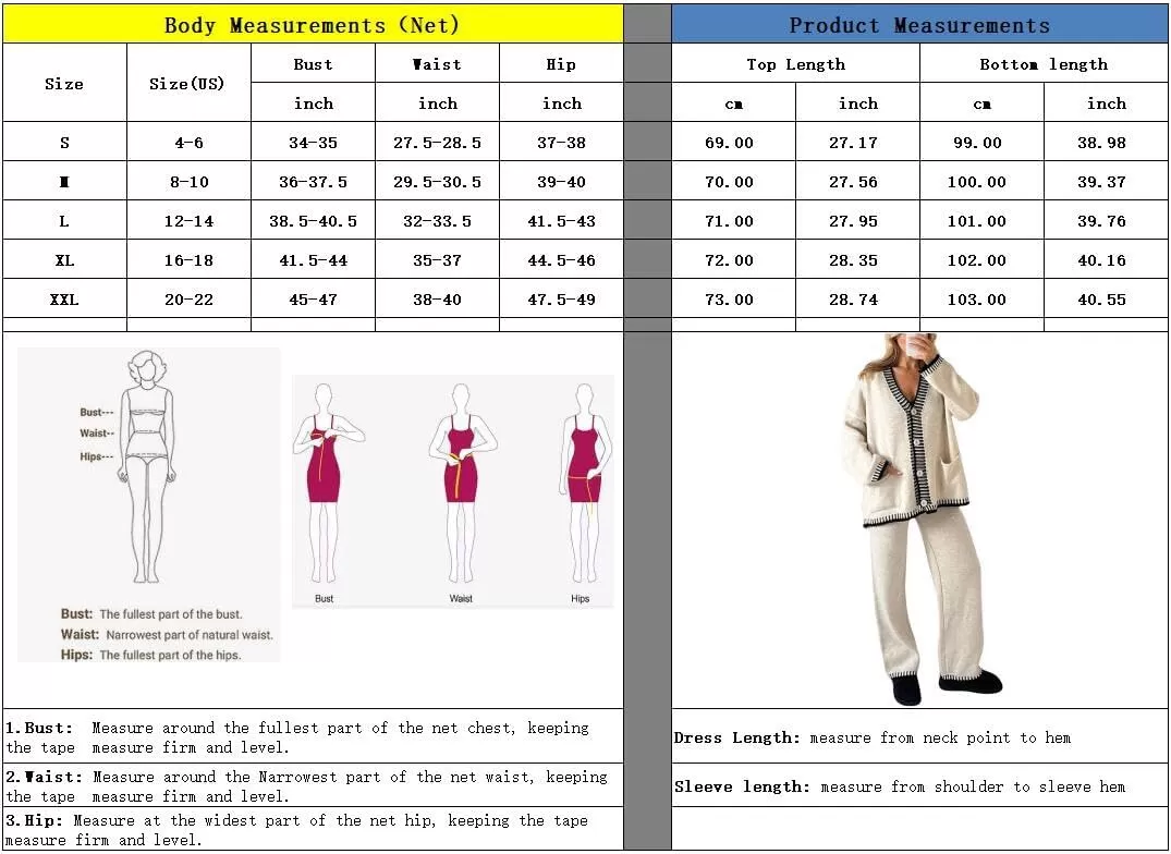 imagechouyatou Womens 2 Piece Outfits Knit Sweater Sets Button Down Cardigan Wide Leg Pants Lounge SetsGrey