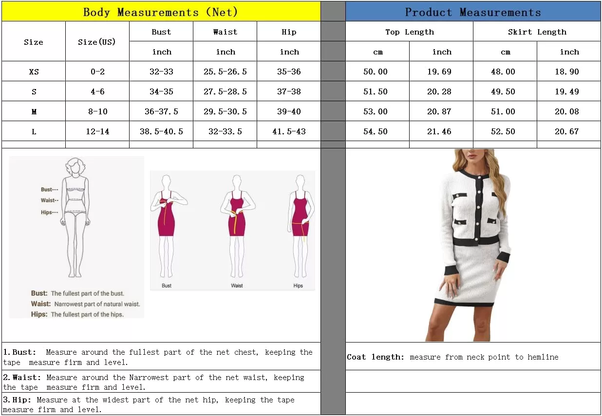 imagechouyatou Womens 2 Piece Sweater Skirt Outfits Ribbed Knit Button Up Cardigan Mini Skirt Two Piece SetsApricot