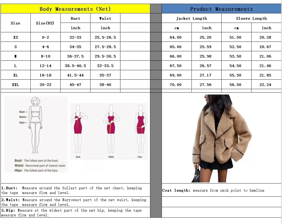 imagechouyatou Womens Winter Casual Embroidered Sherpa Jacket Notch Lapel Fuzzy Faux Fur Fleece Jacket CoatRose Pink
