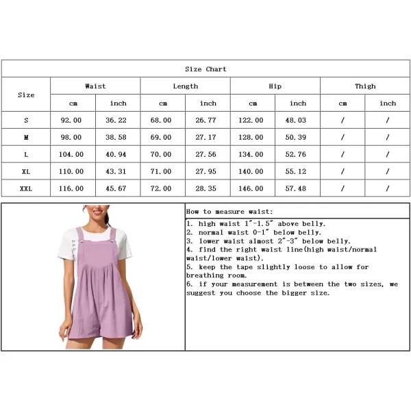 imagechouyatou Womens Summer Loose Short Linen Overalls Cute Wide Leg Rompers Casual Jumpsuits ShortsGreen