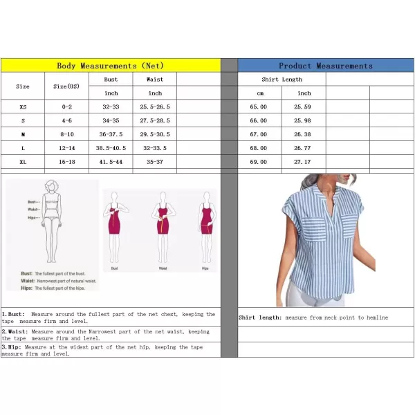 imagechouyatou Womens Loose Fit VNeck Striped Summer Tops Business Casual Cap Sleeve TShirtsDark Blue
