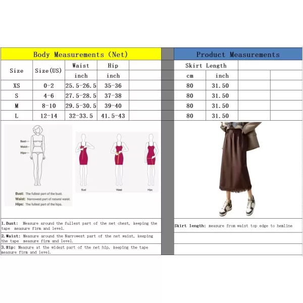 imagechouyatou Womens Winter Fringe Hem Knit Skirt Elastic Waist Package Hip Knitted Midi Long Skirt with Back SlitBeige White