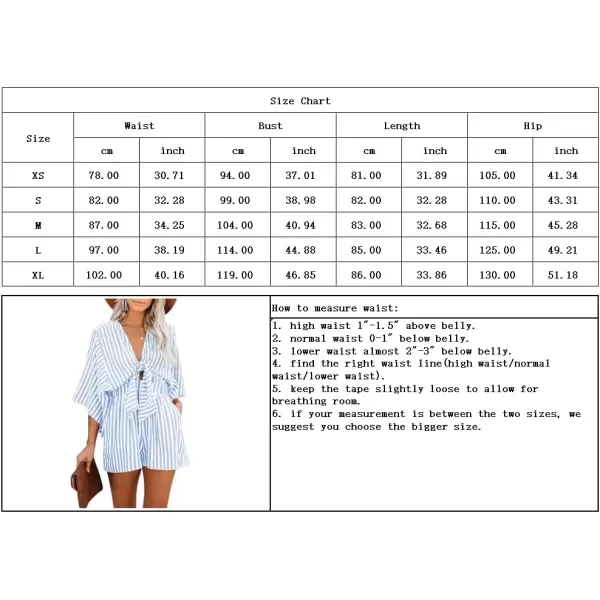 imagechouyatou Womens Summer Tie Front Sexy Rompers Cute V Neck High Waist Wide Leg Short JumpsuitsDark Grey
