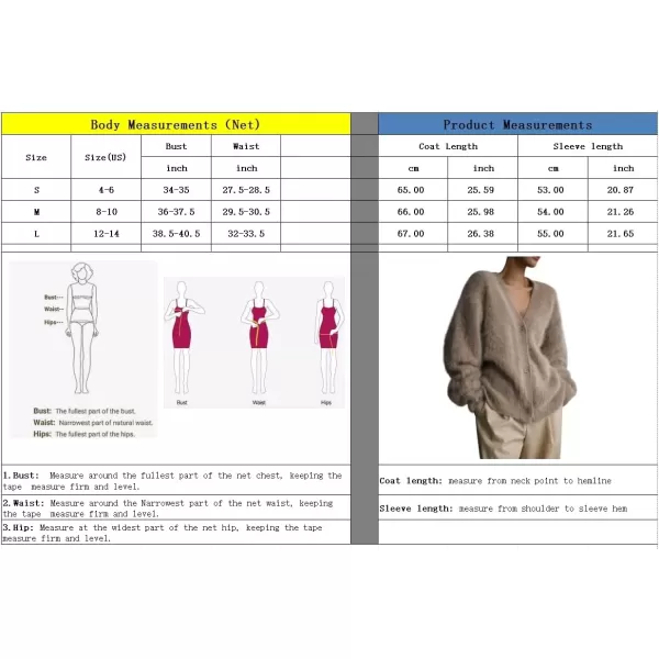 imagechouyatou Women Furry Open Front Cardigan VNeck Loose Casual Fluffy Knit Button Down Sweater CoatDark Grey