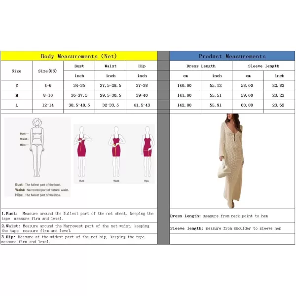 imagechouyatou Womens Sexy Eyelet Knitted Maxi Dress Summer VNeck Cut Out Beach Cover Ups Bodycon DressYellow