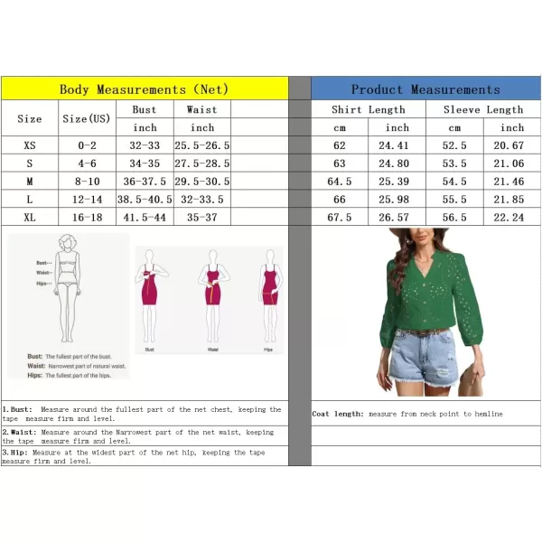 imagechouyatou Womens 2024 Eyelet Lace Embroidery Button Down Shirts Lantern Puff Sleeve Boho Crochet Blouse Tops