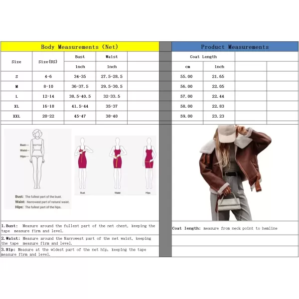 imagechouyatou Womens Winter Sherpa Lined Faux Leather Jacket Patchwork Motorcycle Oversized Coat with BeltLight Khaki