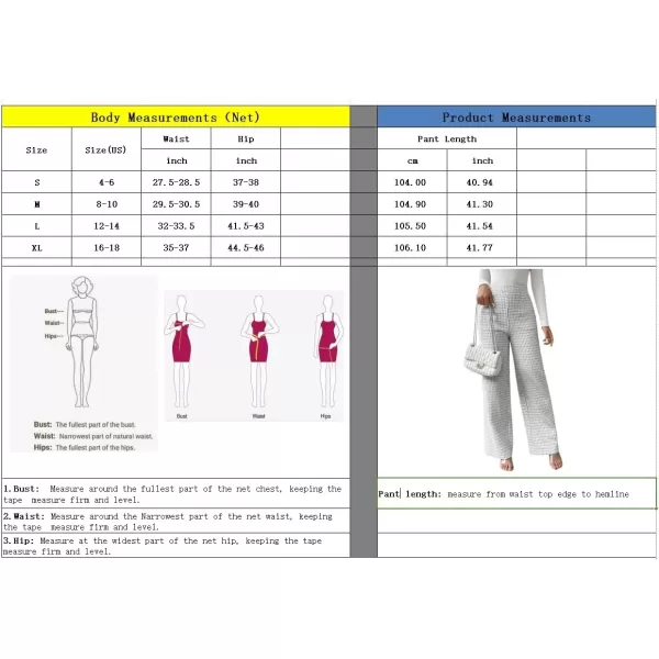 imagechouyatou Womens Tweed Plaid Wide Leg Pants High Waisted Business Work Trousers Long Straight Suit PantsWhite
