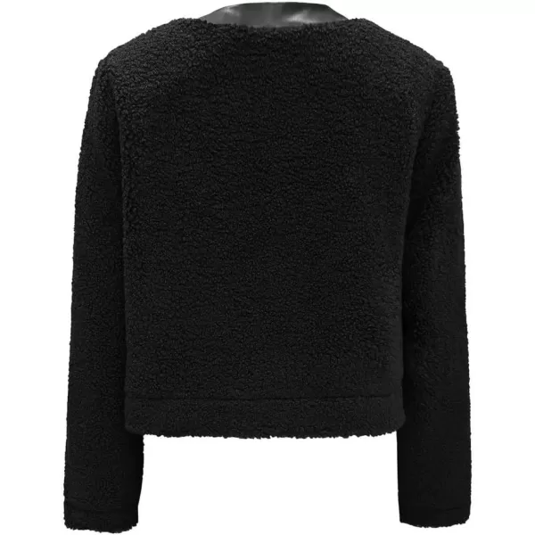 imagechouyatou Womens Winter Double Breasted Wool Coat Shawl Collar Dressy Midi Long Winter Trench CoatBlack