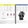 imagechouyatou Womens Casual Notched Collar Wool Blend Trench Coat Zip Up Wave Stripe Loose Short Blazer CoatGrey
