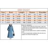 imagechouyatou Womens Elegant Collared Single Breasted Winter Long Wool Coat OvercoatBlue