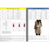 imagechouyatou Womens Fall Winter Wool Blend Coat Notched Collar Single Breasted Blazer Trench Coat with BeltLight Brown