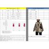 imagechouyatou Womens Winter Wool Jacket Contrast Color Business Casual Oversized Winter Wool Coat with BeltLight Khaki