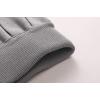 imagechouyatou Womens Color Block Striped Pleated Knit Skirt High Elastic Waist Irregular Hem Knitted SkirtGray
