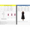 imagechouyatou Womens Elegant Double Breasted Casual Dressy Wool Coat Fit and Flare Winter Pea CoatBlack