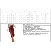 imagechouyatou Womens Sexy Belted Button Split Pu Faux Leather Bodycon Package Hip SkirtBlack