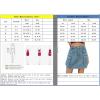 imagechouyatou Womens Summer Y2K Denim Cargo Skirt High Waisted ALine Mini Jean Skirt with PocketsBlue