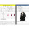 imagechouyatou Womens Casual Lapel Double Breasted Pu Faux Leather Jacket Reversible Trench CoatBlack