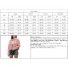 imagechouyatou Womens Fall Cropped Waffle Knit Shacket Jacket Button Down Shirt TopsApricot