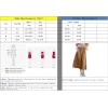imagechouyatou Womens Fall Elastic High Waisted Corduroy Skirt Winter ALine Pleated Midi Long SkirtBeige